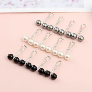 12pcs Lady Muslim Scarf Hijab Clips Pearl Scarf Brooch Pin New Style Simple U-shaped Colorful Pearl Pin Shawl Head Scarf Holder