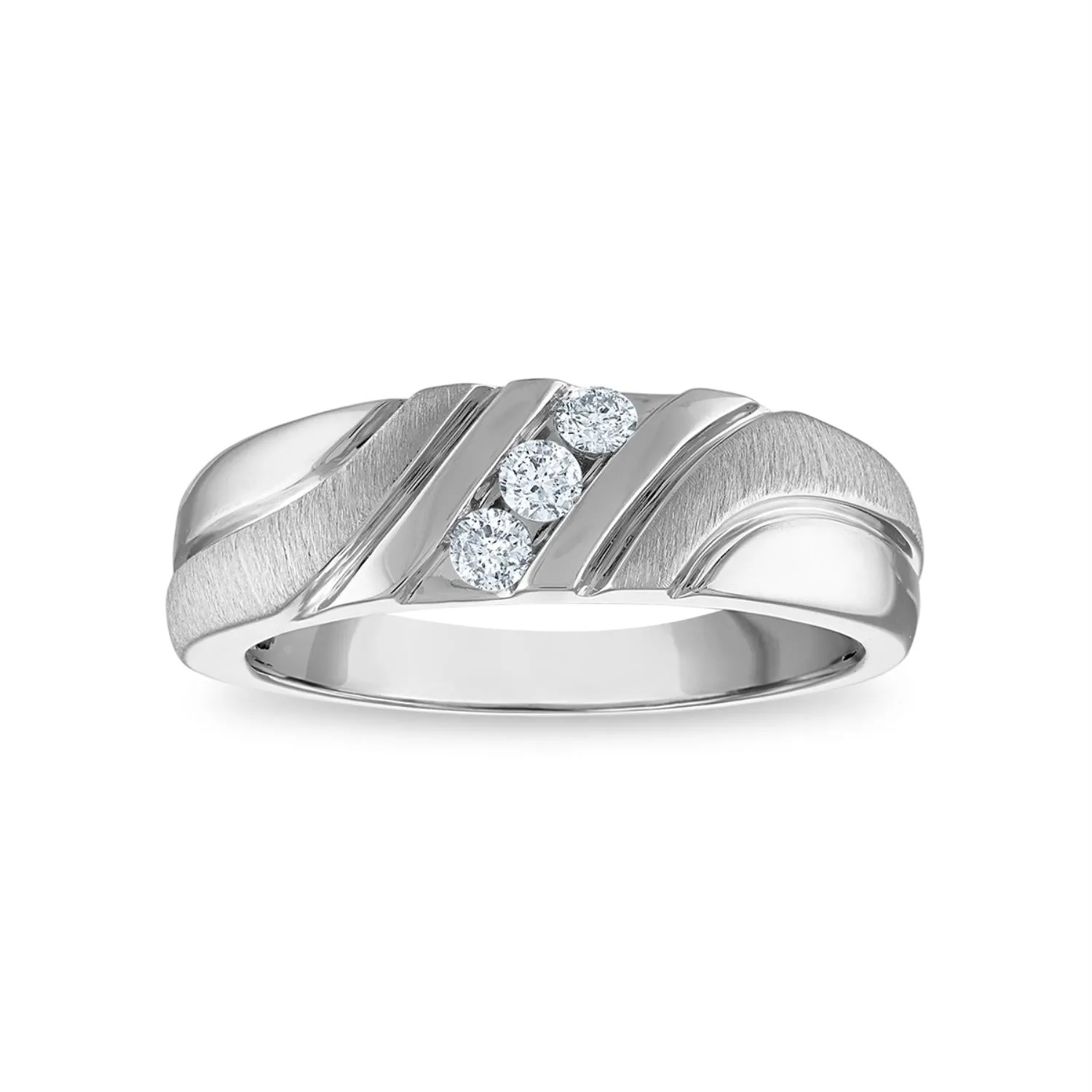 1/5 CTW Diamond Wedding Ring in 10KT White Gold