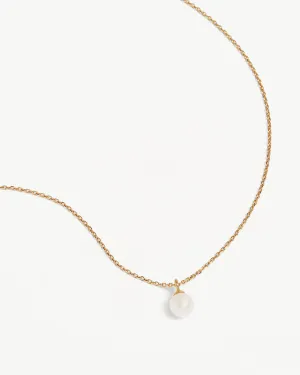 18k Gold Vermeil Floating On Air Pearl Necklace