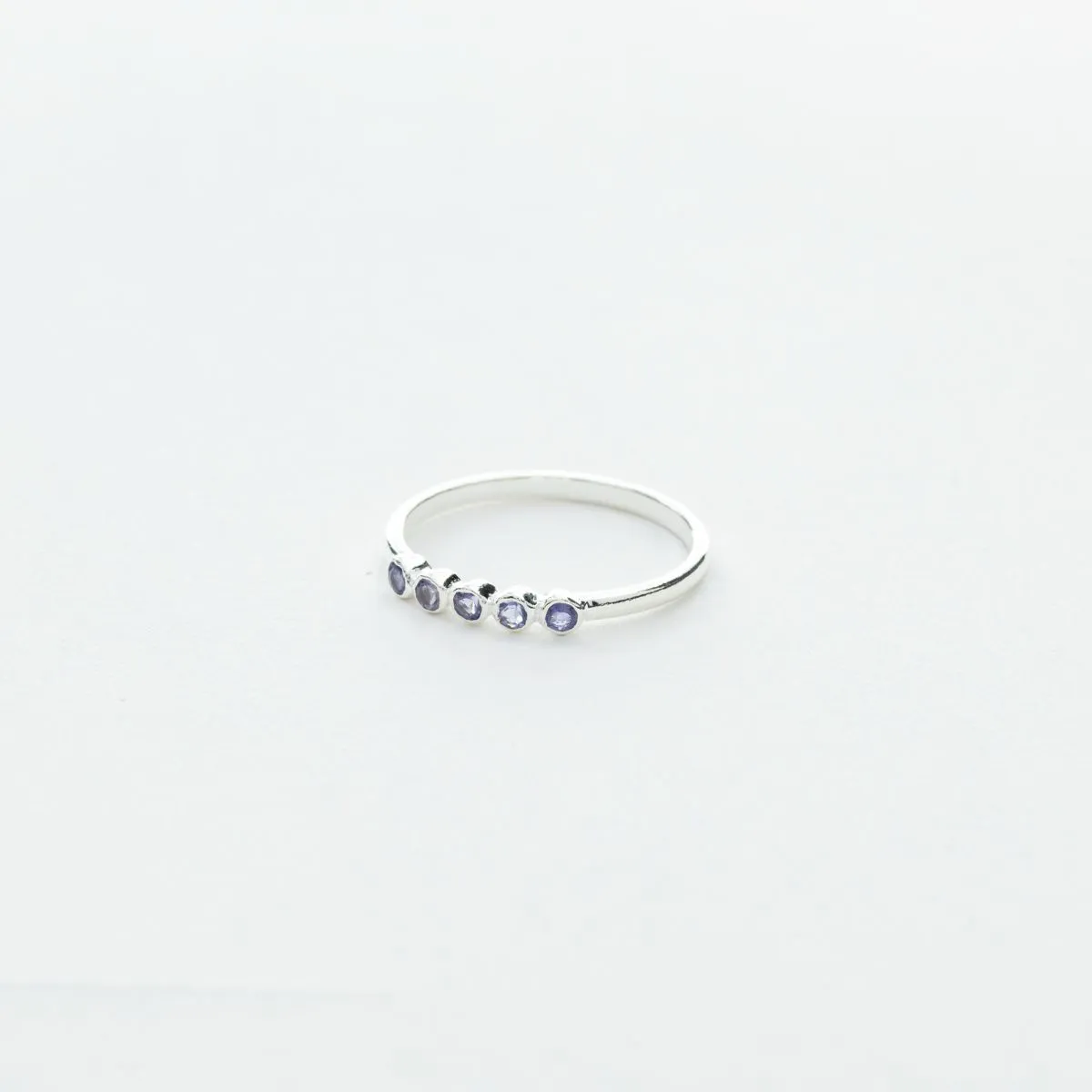 5 Stone Ring in Silver