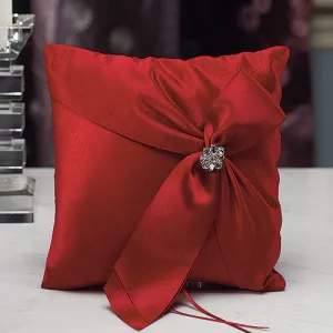 Beverly Clark Monroe Collection Ring Pillow Ruby