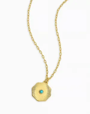 Birthstone Coin Necklace - December