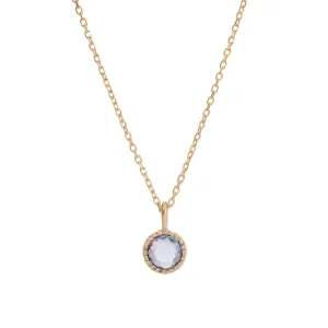 Blue Sapphire Aria Necklace (ready to ship option)*