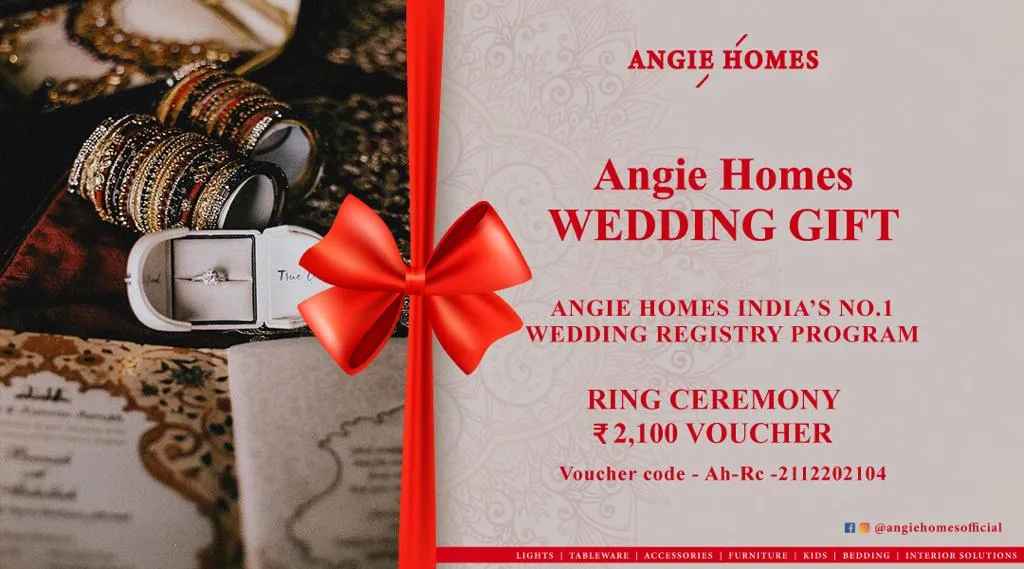 Book Online Wedding Gifts Program with Angie Homes