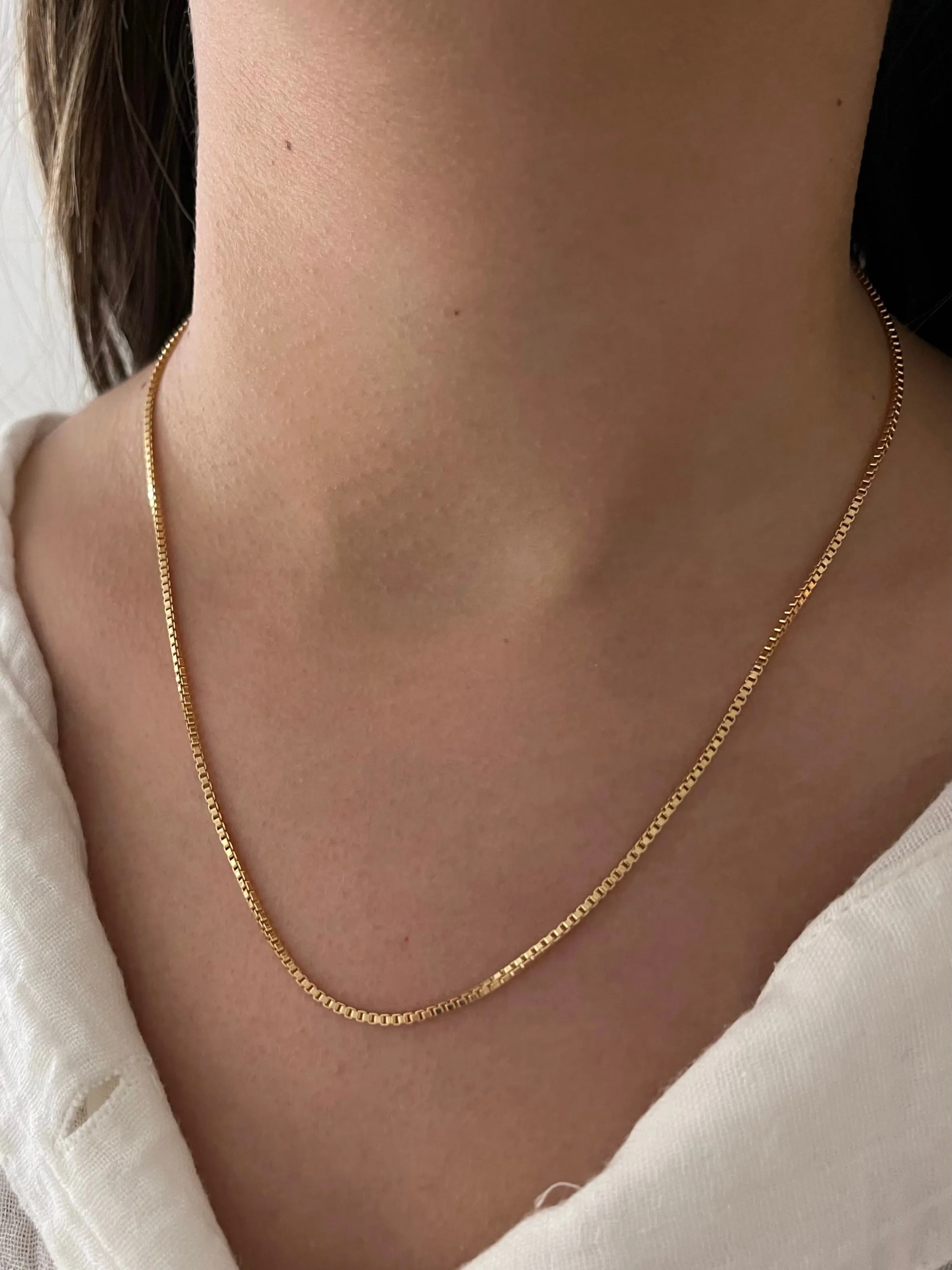 BOX CHAIN NECKLACE