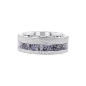 Bucky Serinium & Antler Wedding Ring