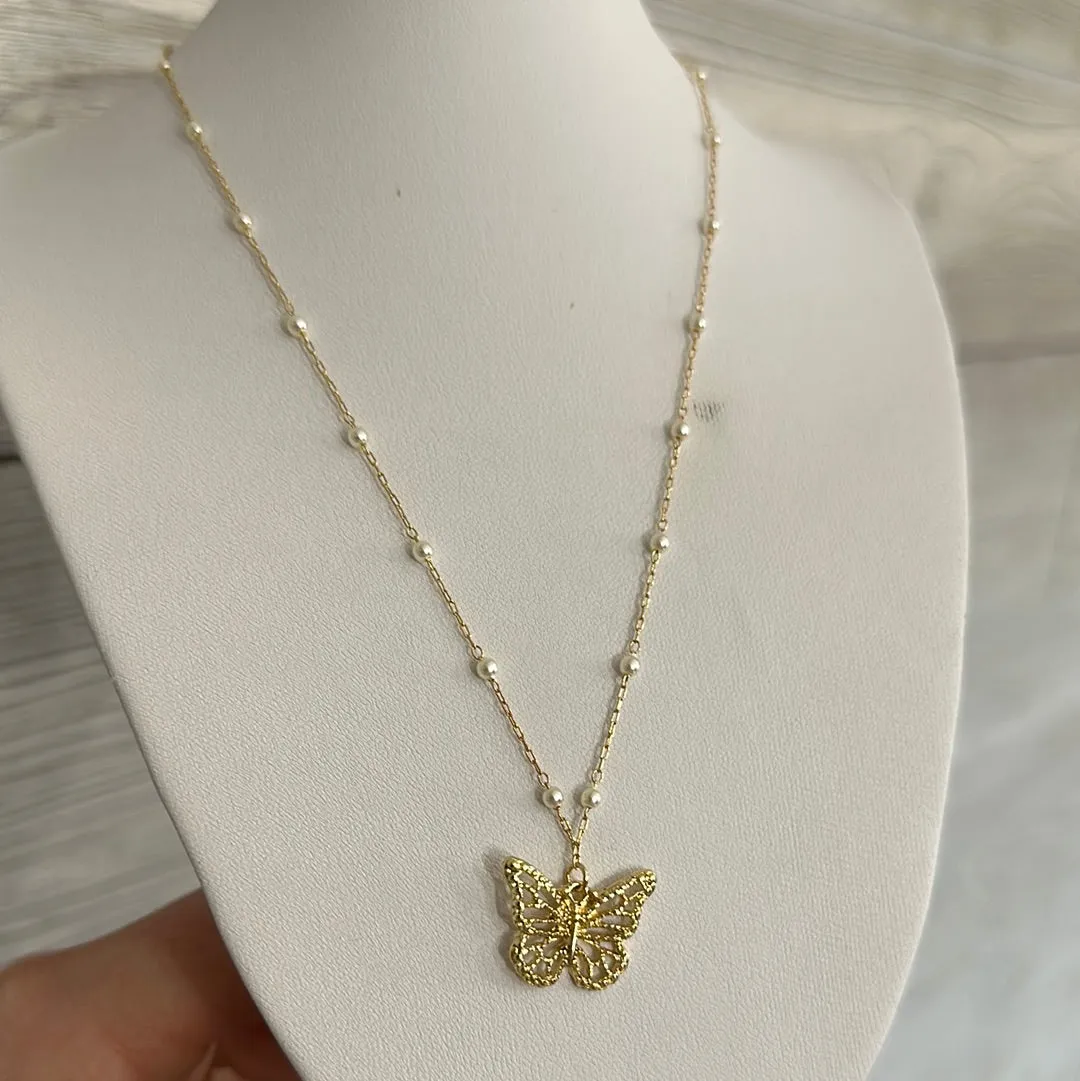 Butterfly Charm Necklace