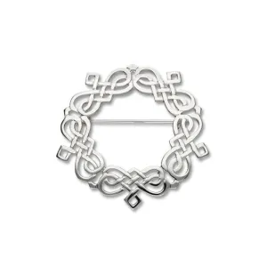 Celtic Sterling Silver Brooch - B306