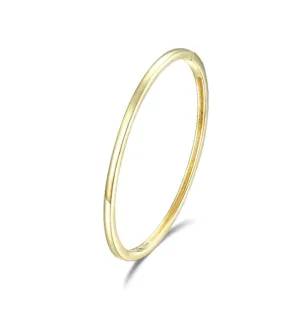 ELLE Gold Plated "Simpatico" Oval Bangle Bracelet (SI5003)