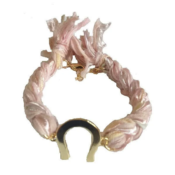 Ettika Horseshoe Vintage Ribbon Bracelet