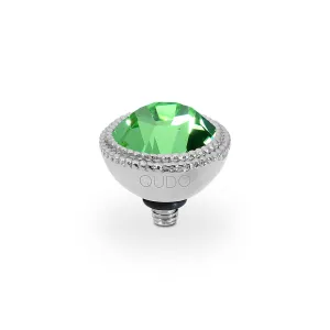 Fabero and Peridot Ring Gem Top 11mm