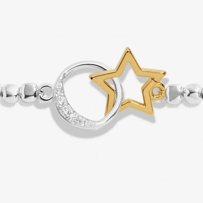 Forever Yours Always Dream Big Silver Gold Plated 17.5cm Bracelet 6882