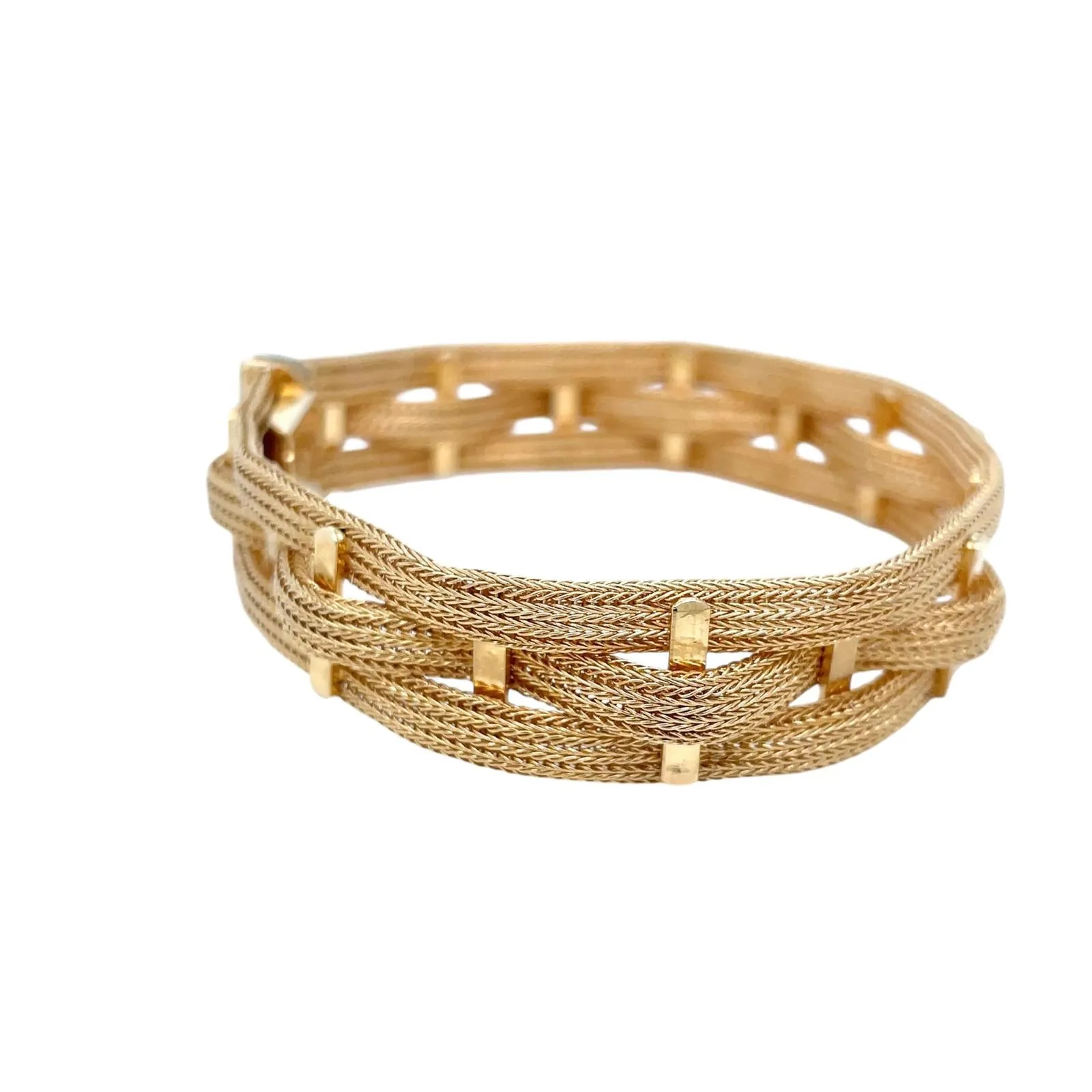 Fratelli Filippini 18K Gold Braided Bracelet