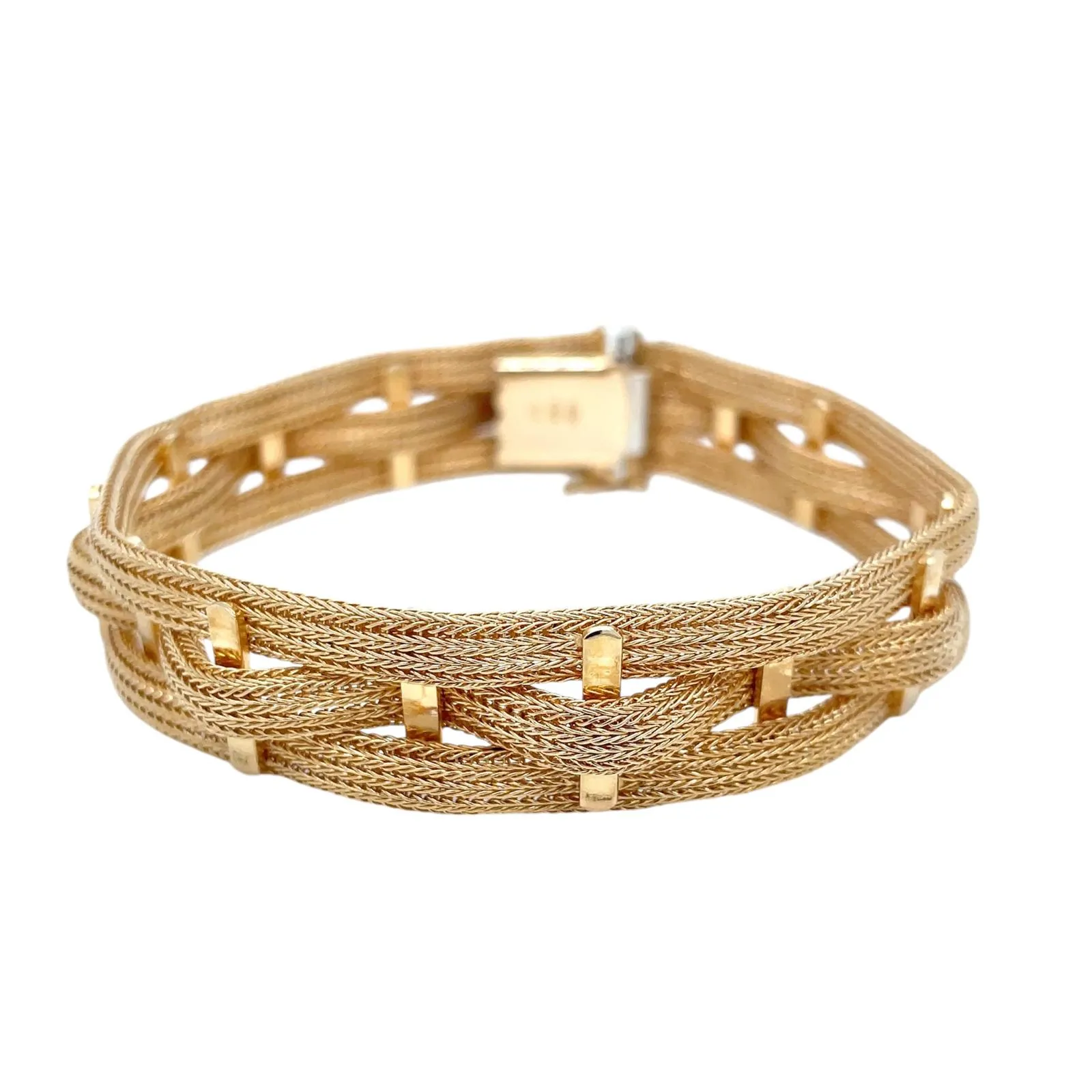 Fratelli Filippini 18K Gold Braided Bracelet