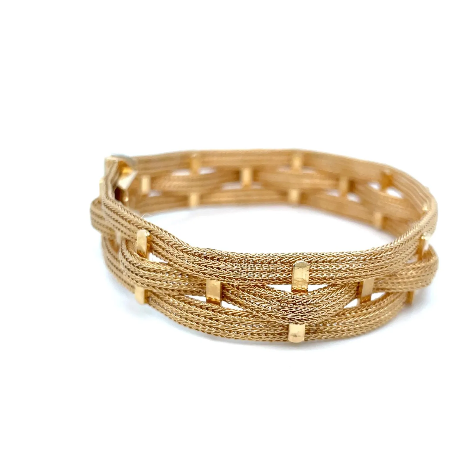 Fratelli Filippini 18K Gold Braided Bracelet