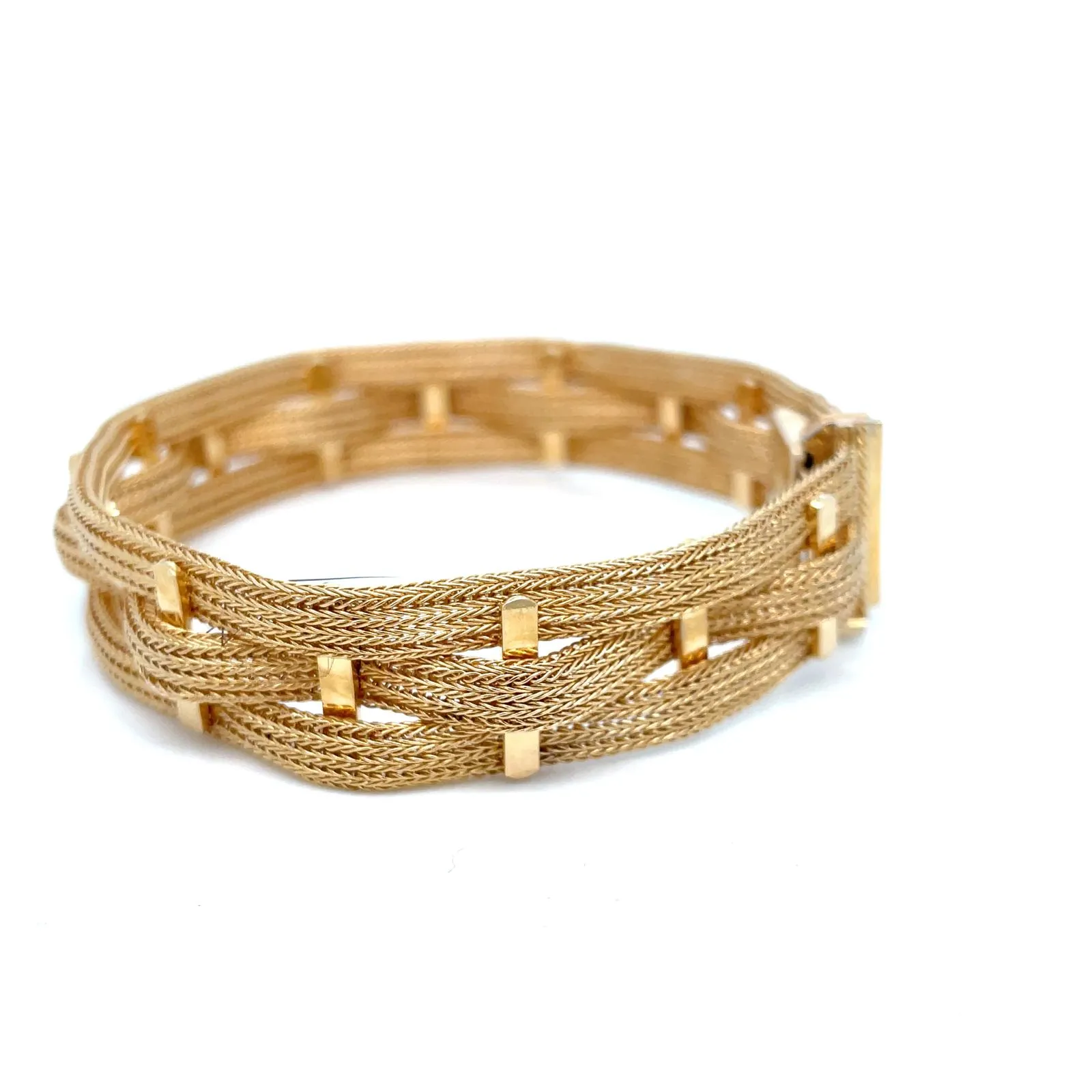 Fratelli Filippini 18K Gold Braided Bracelet