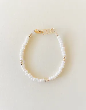 Gold Filled Cream Layer Bracelet