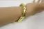 Gold Metal Thin Bracelet Big Zipper Silver Rhinestones