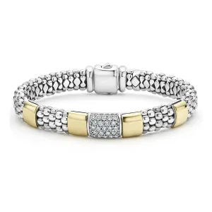 Gold Station Diamond Bracelet