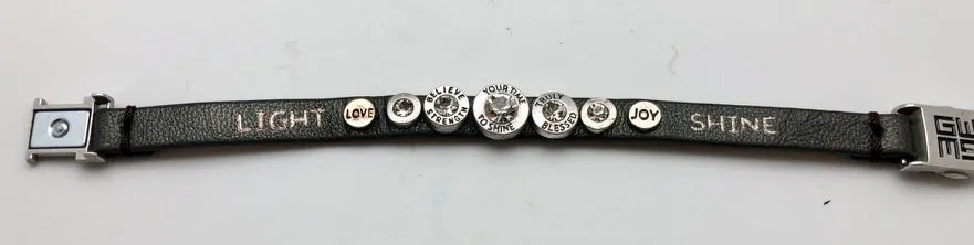 Good Works Make a Difference Queen Inspirational Magnetic Bracelet