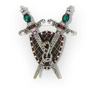 Grand Jewelled Sword Brooch