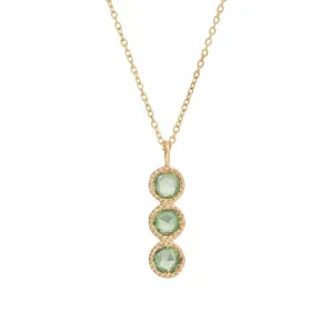 Green Sapphire Mazurka Necklace