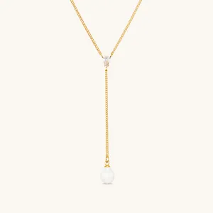 Harmony Pearl Necklace in Gold