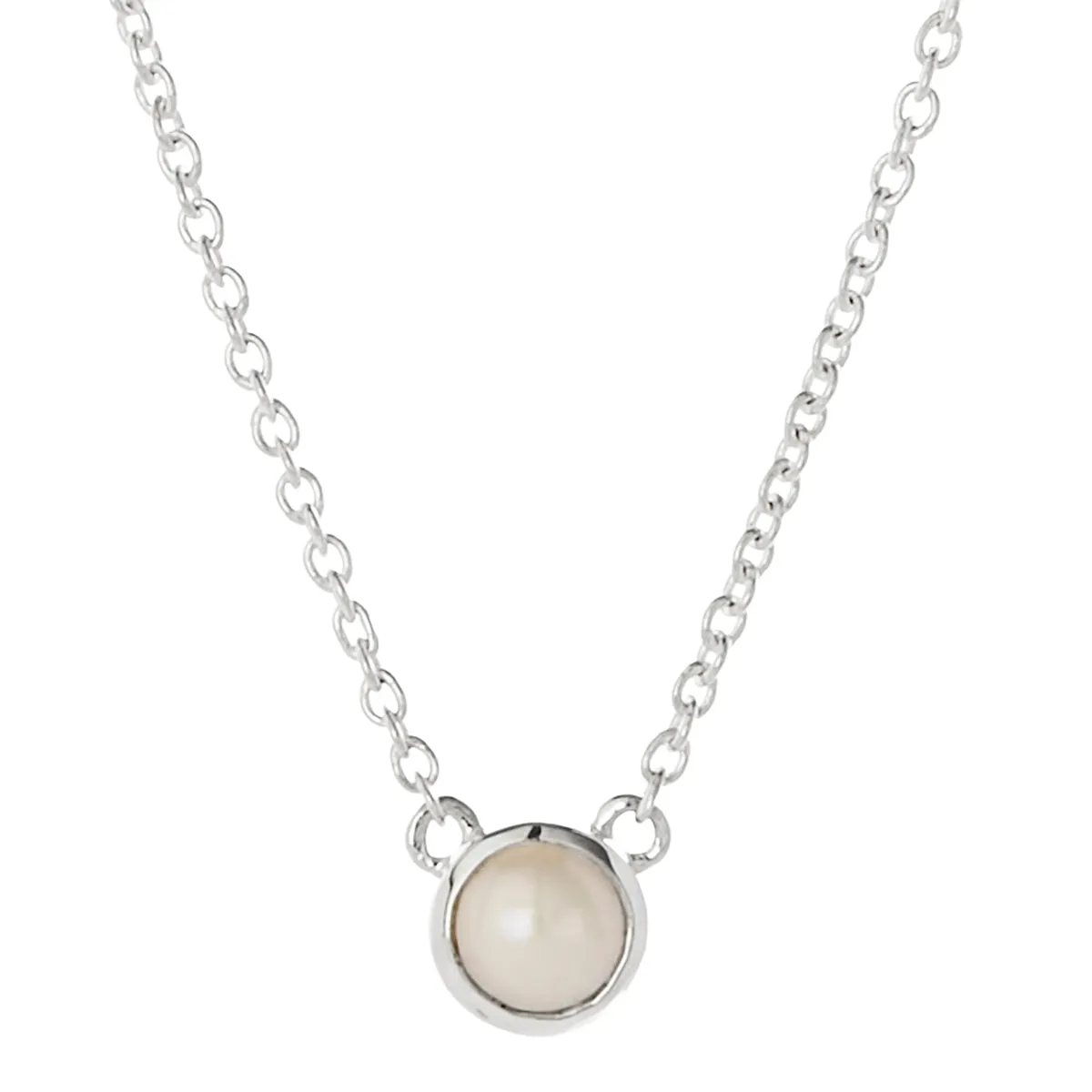 Heavenly Silver Pearl Necklace