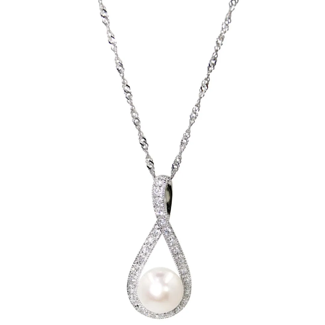 INFINITY PEARL PENDANT