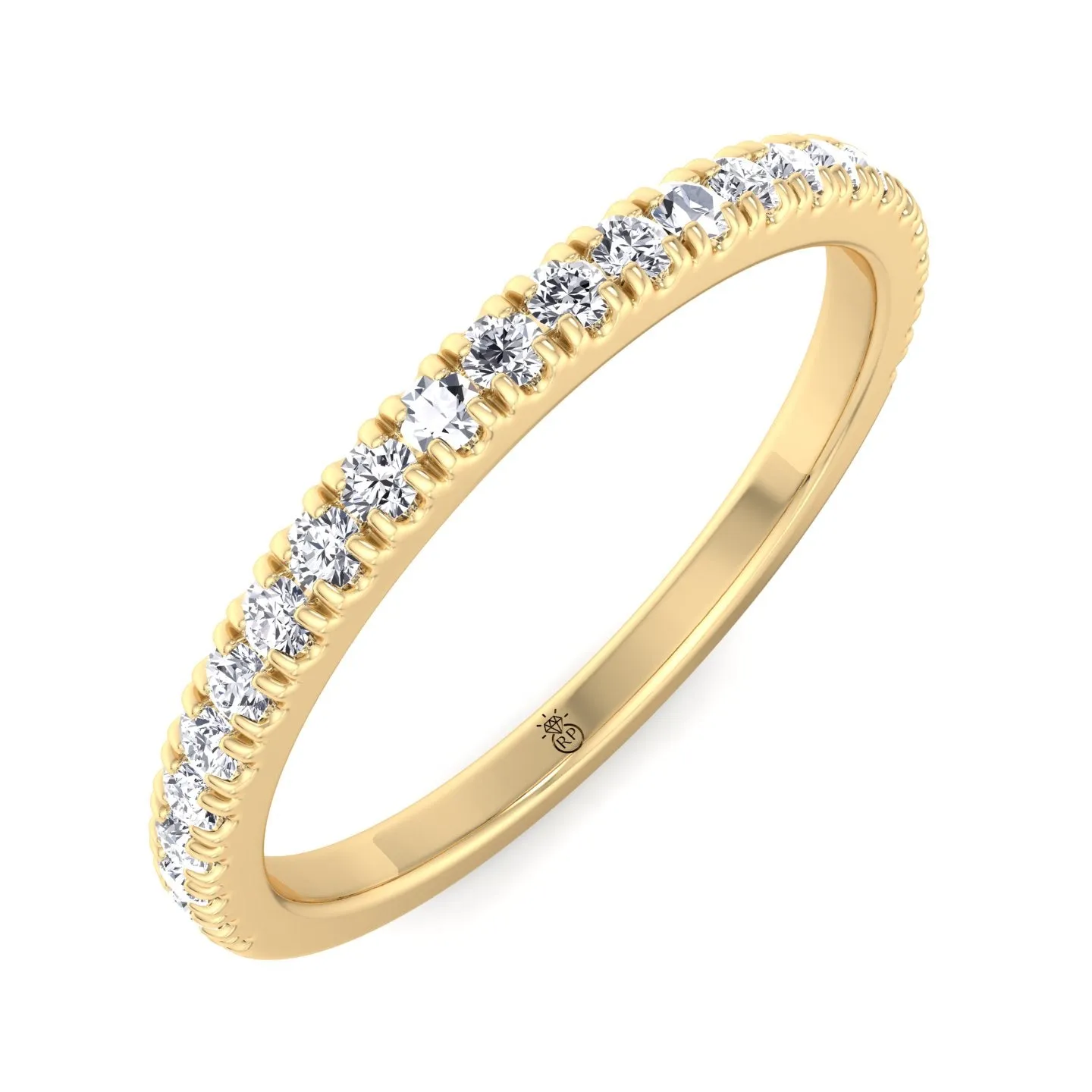 Jamaica - Matching Pave Wedding Band (0.16 CT)