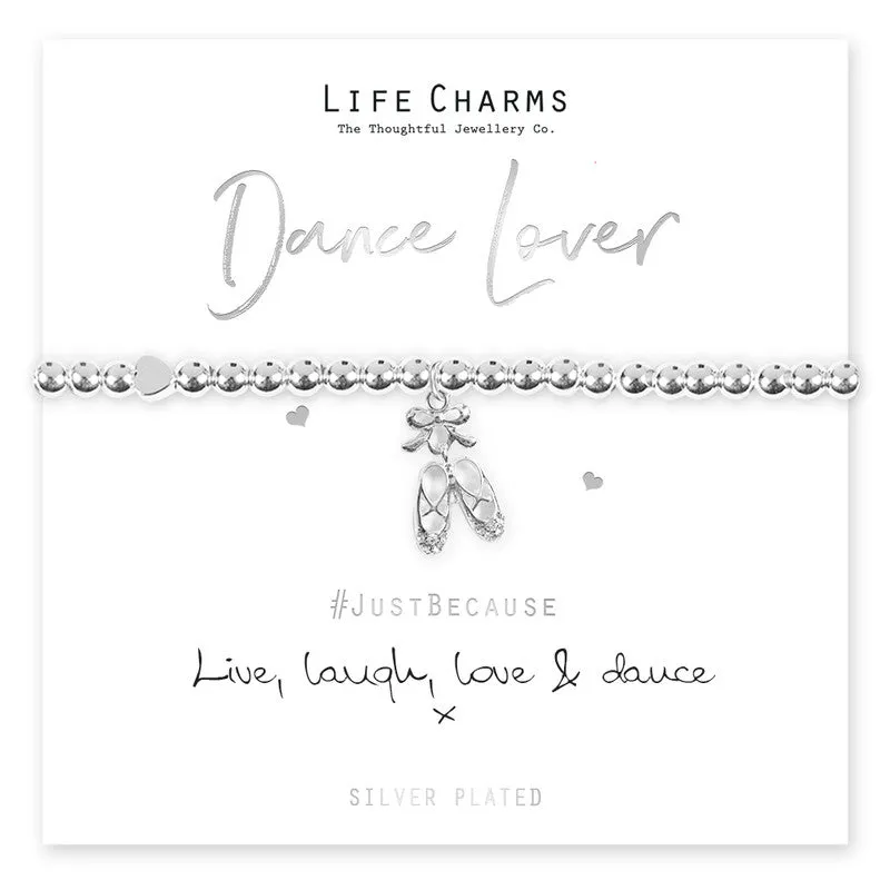 Jewellery Silver Plated 'Dance Lover' Bracelet