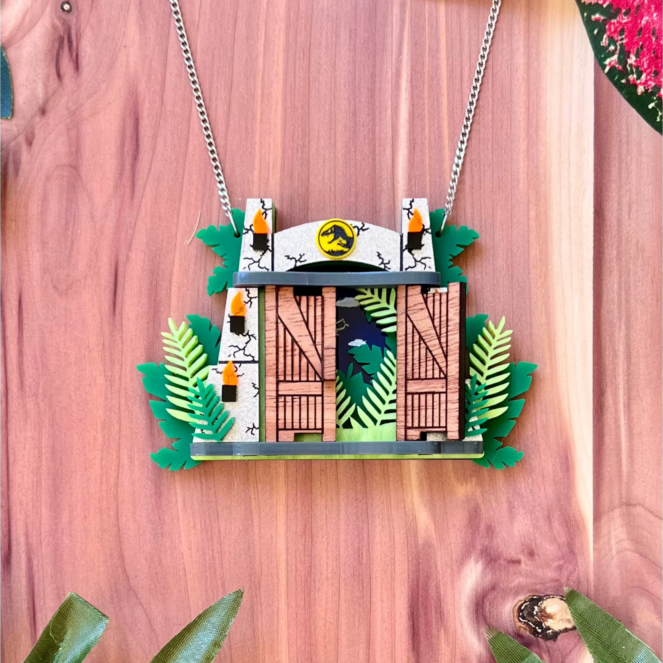 Jurassic Gate Necklace (Interactive!)