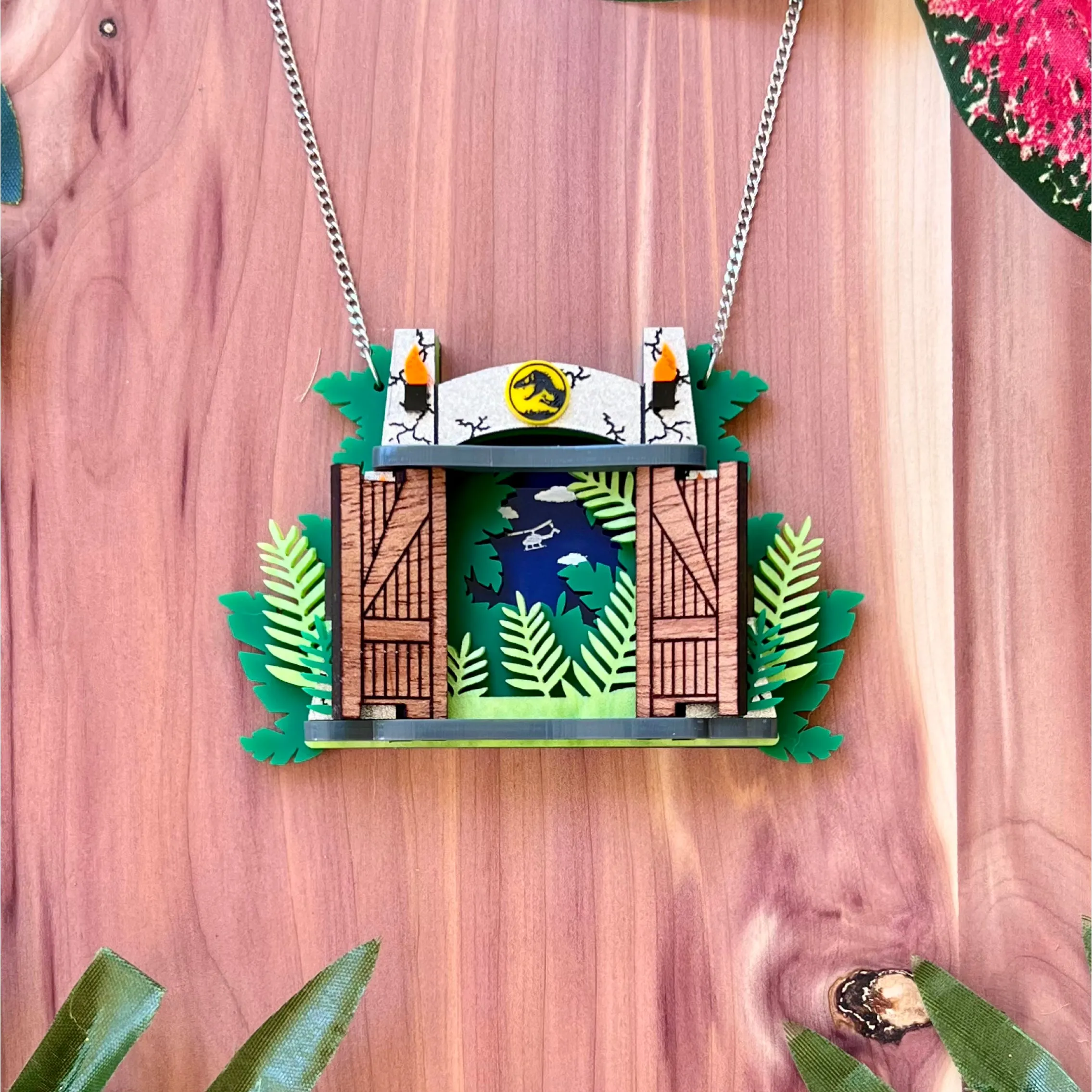 Jurassic Gate Necklace (Interactive!)