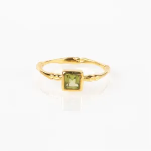 Light Peridot Ring