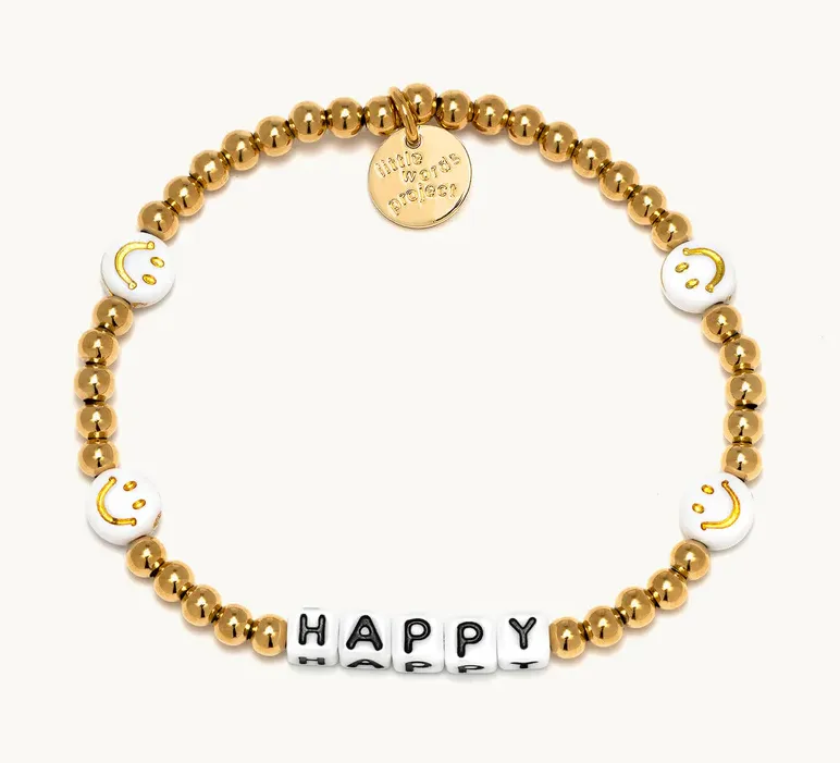 Little Words Project Bracelet - Gold