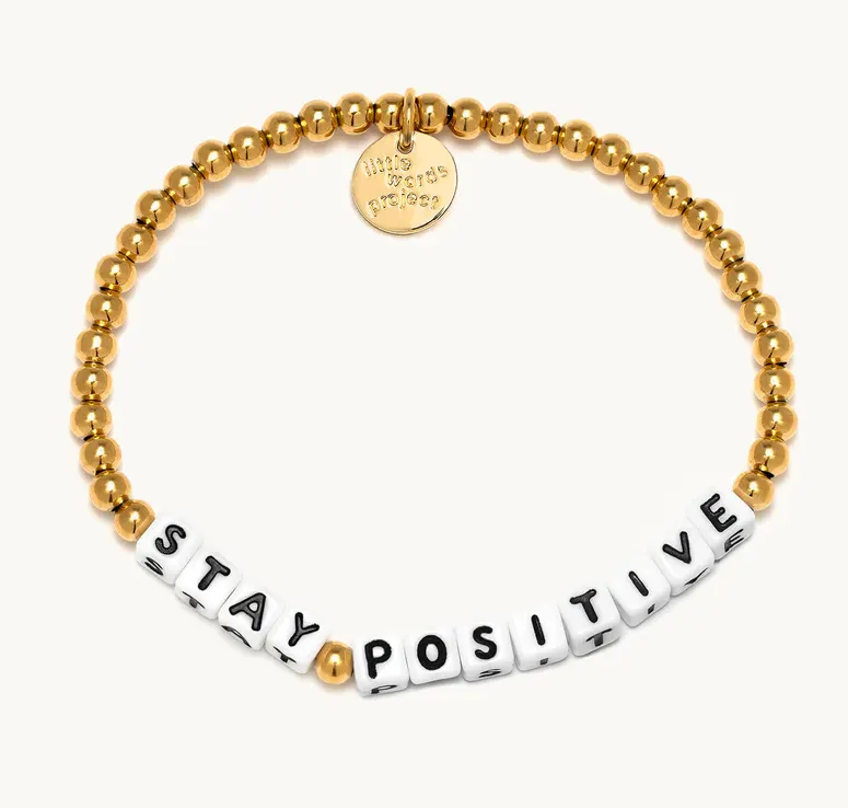 Little Words Project Bracelet - Gold