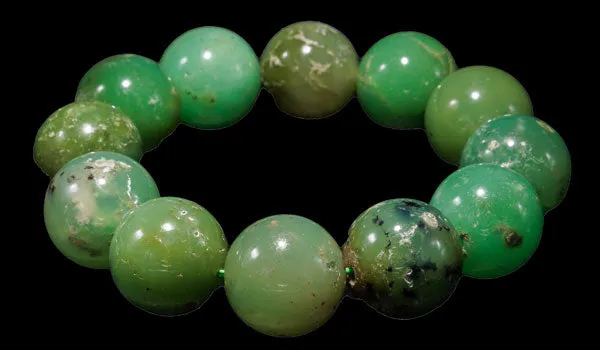 Luxury Mixed Chrysoprase Natural Gemstone Bracelet