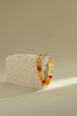 Maple Glow Crystal Bracelet