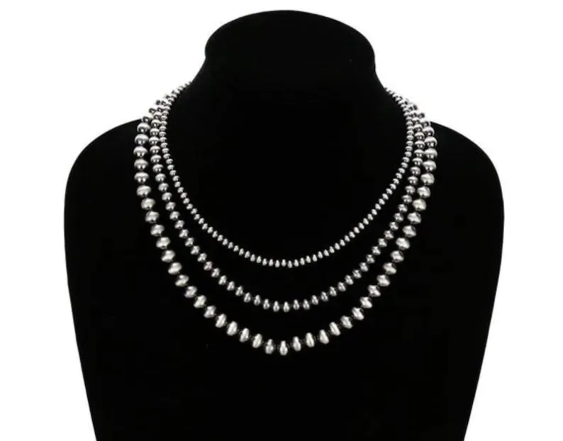 Nadine Navajo Pearl Layered Necklace