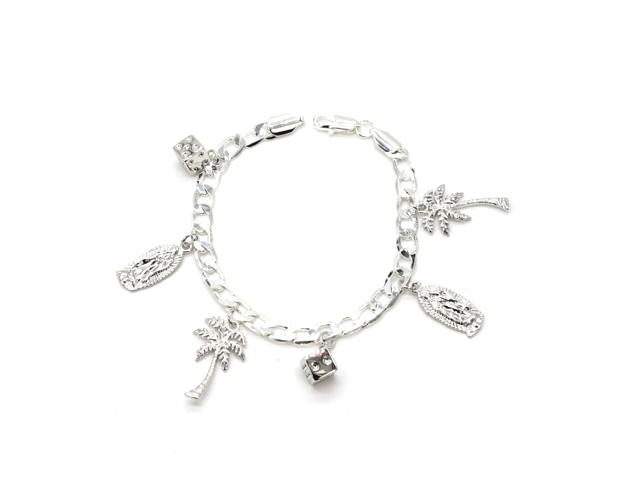 Palm Tree Dreams Charm Bracelet