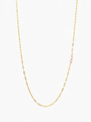 Pearl Station Necklace