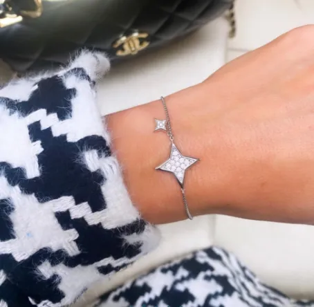 Revival Astoria Starburst Pavé Grand Star Toggle Bracelet