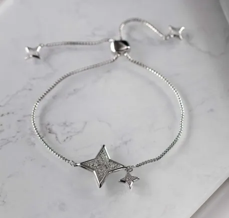 Revival Astoria Starburst Pavé Grand Star Toggle Bracelet