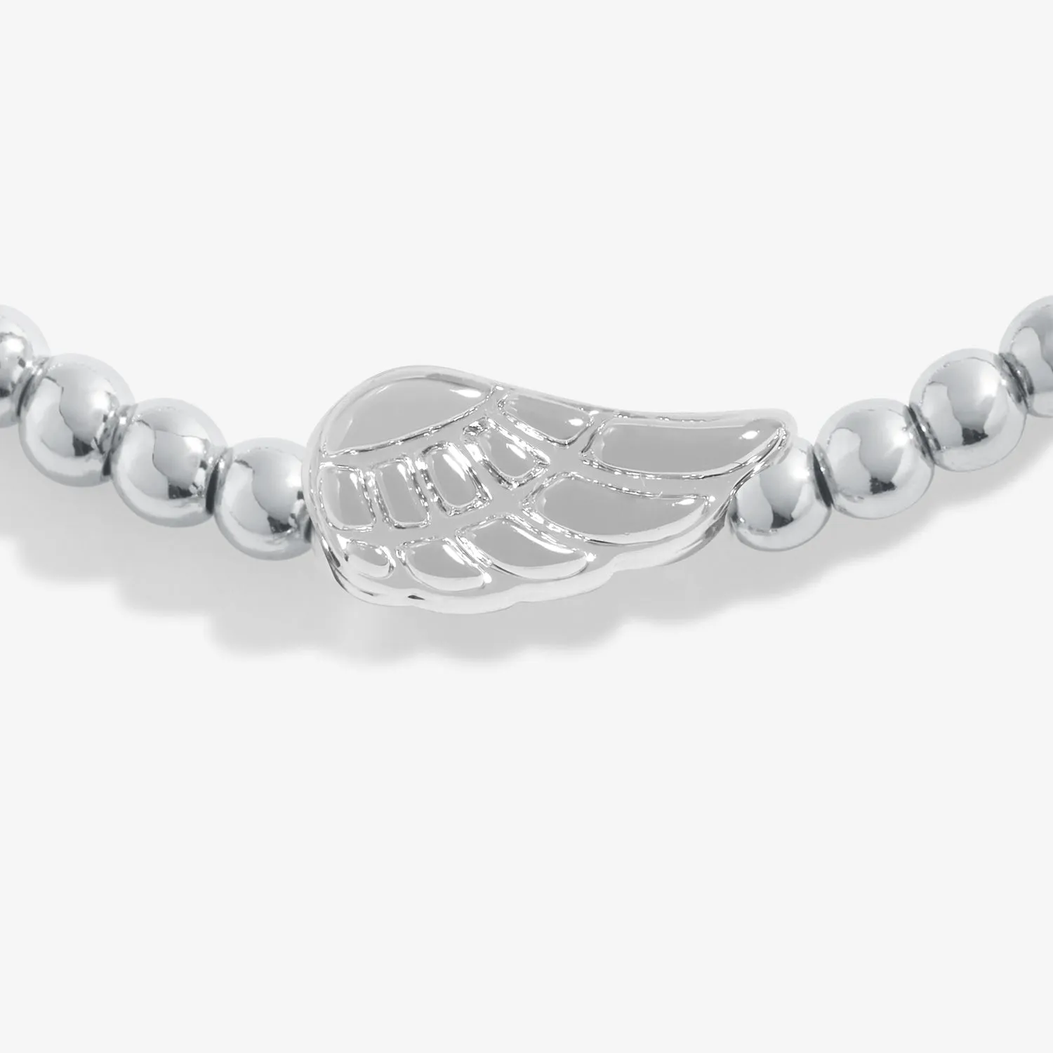 Share Happiness Your Guardian Angel To Always Protect You Silver Plated Bracelet 7383