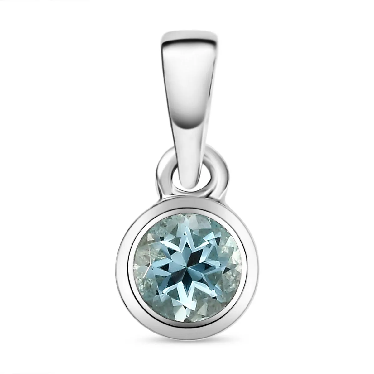 Solitaire Birthstone Charm Pendant