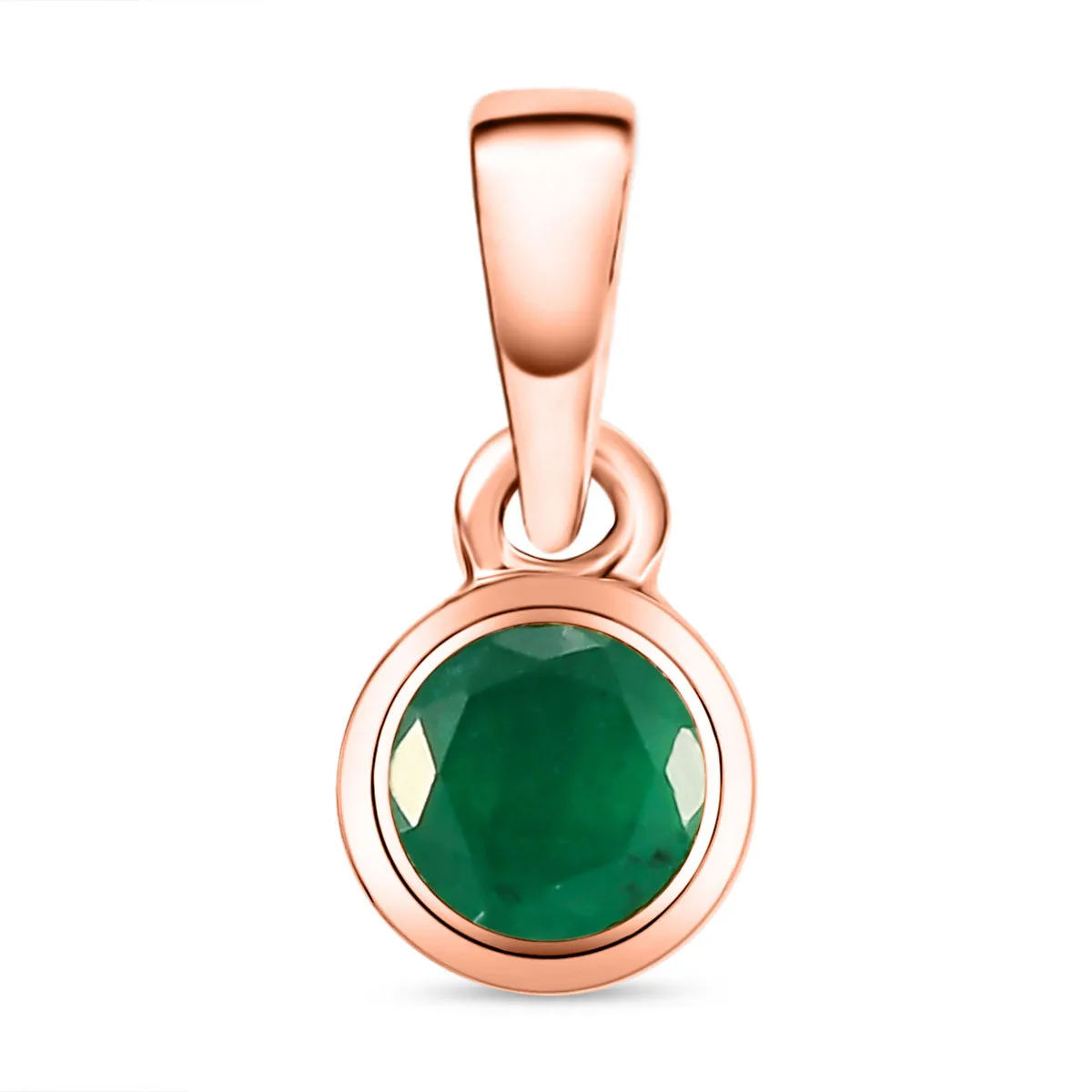 Solitaire Birthstone Charm Pendant