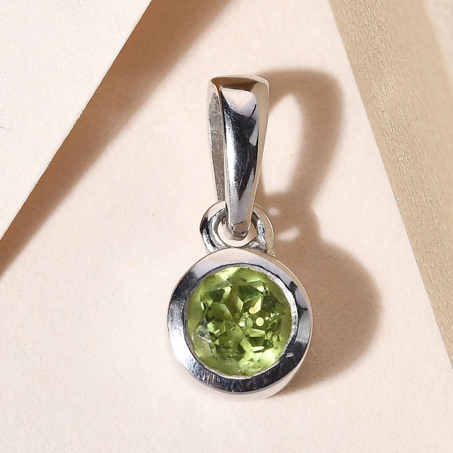 Solitaire Birthstone Charm Pendant