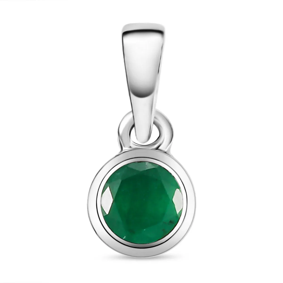 Solitaire Birthstone Charm Pendant