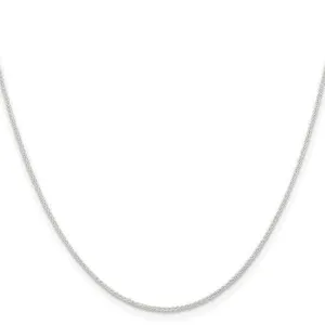 Sterling Silver 1 mm Solid Wheat Chain with Jump Ring 16"-18"