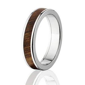 Tamboti Wood Rings,  Exotic Hard Wood Wedding Band